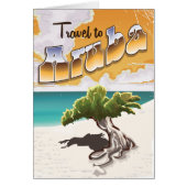 Aruba vintage travel poster (Front)