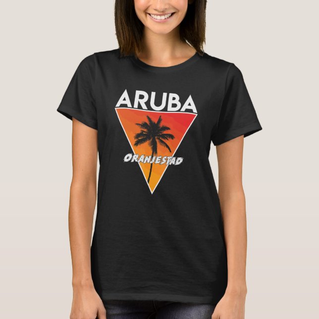 Aruba With Sunny Colors T-Shirt (Front)