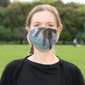 Aruban Beach I Beautiful Nature Scene Adult Cloth Face Mask (Outside)