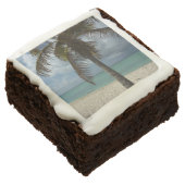 Aruban Beach I Beautiful Nature Scene Brownie (Angled)