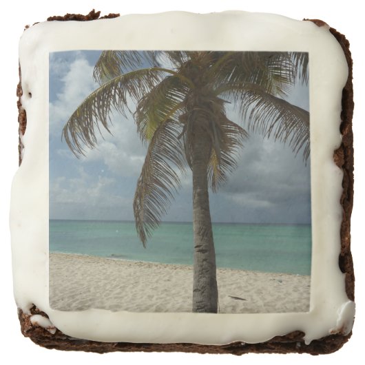 Aruban Beach I Beautiful Nature Scene Brownie (Front)