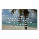 Aruban Beach I Beautiful Nature Scene Business Card Magnet