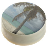 Aruban Beach I Beautiful Nature Scene Chocolate Covered Oreo (Angled)