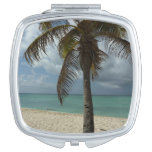 Aruban Beach I Beautiful Nature Scene Compact Mirror