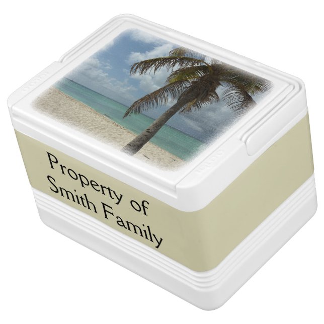 Aruban Beach I Beautiful Nature Scene Cooler (Angled)