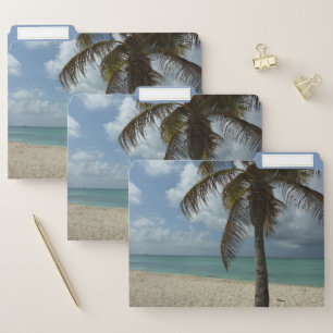 Aruban Beach I Beautiful Nature Scene File Folder