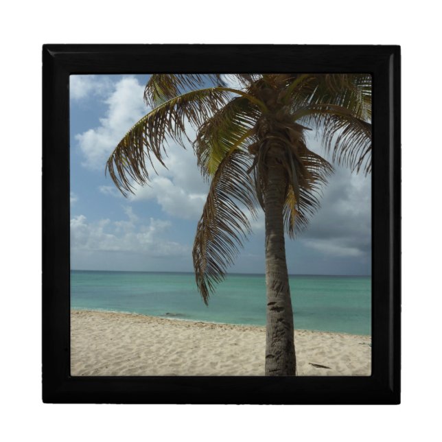 Aruban Beach I Beautiful Nature Scene Jewelry Box (Front)