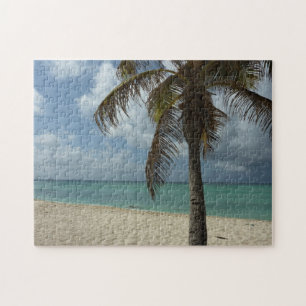 Aruban Beach I Beautiful Nature Scene Jigsaw Puzzle