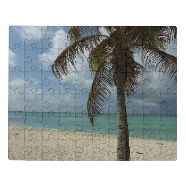 Aruban Beach I Beautiful Nature Scene Jigsaw Puzzle (Puzzle Horizontal)