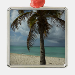 Aruban Beach I Beautiful Nature Scene Metal Ornament