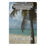 Aruban Beach I Beautiful Nature Scene Mini Clipboard