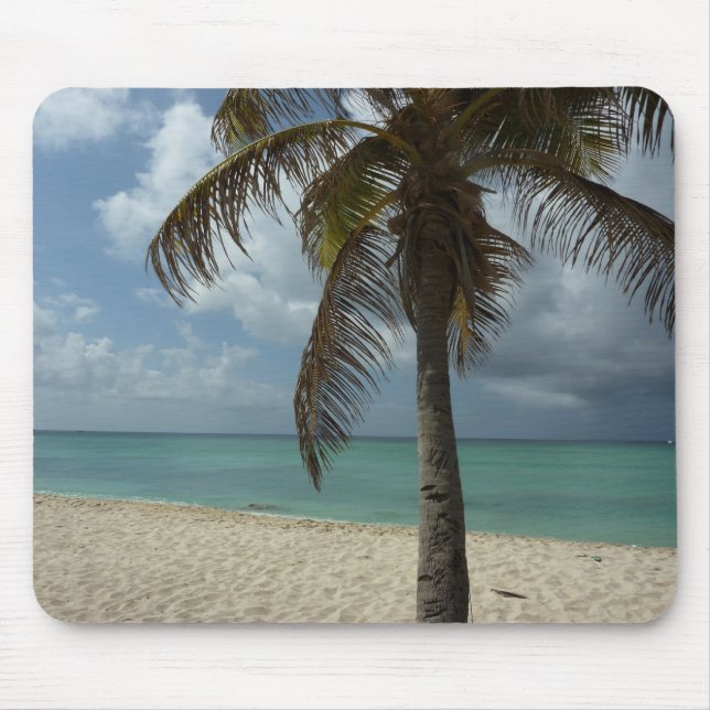 Aruban Beach I Beautiful Nature Scene Mouse Pad (Front)