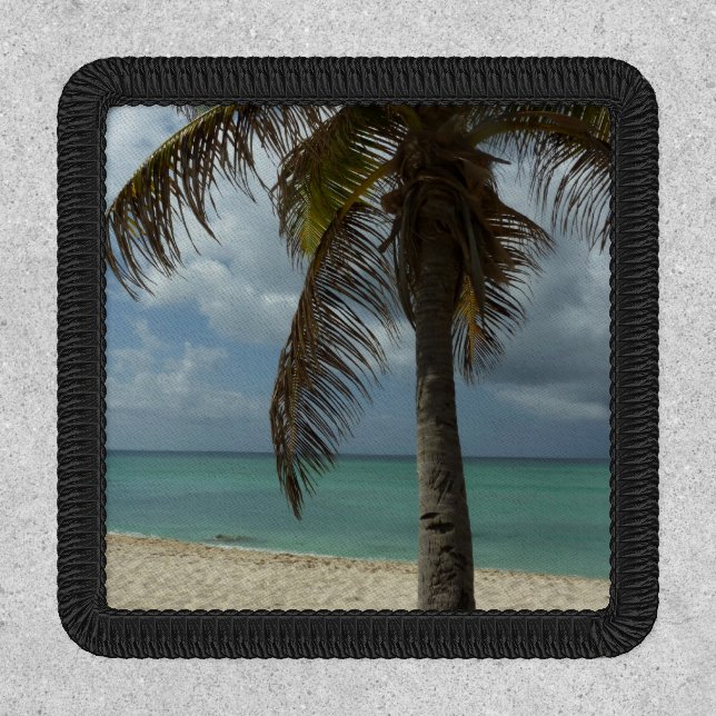 Aruban Beach I Beautiful Nature Scene Patch (Front)