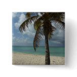 Aruban Beach I Beautiful Nature Scene Pinback Button