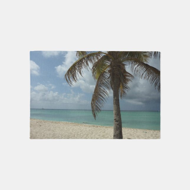 Aruban Beach I Beautiful Nature Scene Rug (Front)