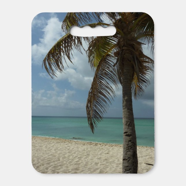 Aruban Beach I Beautiful Nature Scene Seat Cushion (Front Vertical)