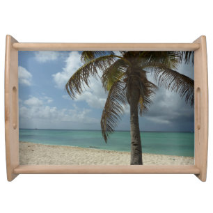 Aruban Beach I Beautiful Nature Scene Serving Tray