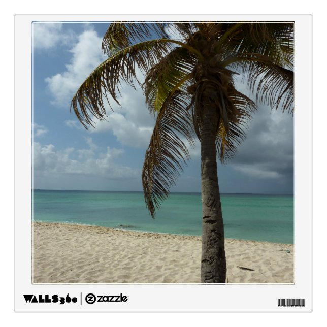 Aruban Beach I Beautiful Nature Scene Wall Sticker (Front)