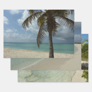 Aruban Beach I Beautiful Nature Scene Wrapping Paper Sheets
