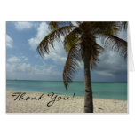 Aruban Beach I Thank You Card