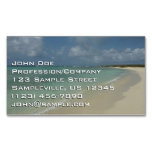 Aruban Beach II Beautiful Nature Scene Business Card Magnet