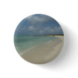 Aruban Beach II Beautiful Nature Scene Button