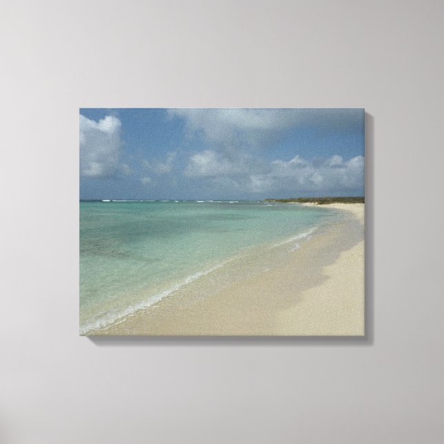 Aruban Beach II Beautiful Nature Scene Canvas Print (Front)
