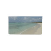 Aruban Beach II Beautiful Nature Scene Checkbook Cover (Front)