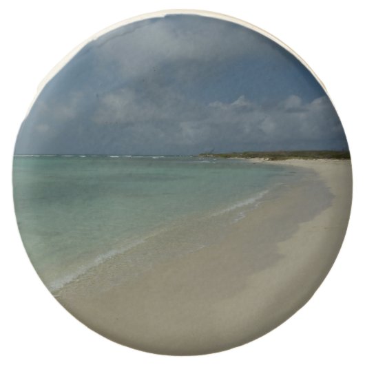 Aruban Beach II Beautiful Nature Scene Chocolate Covered Oreo (Front)