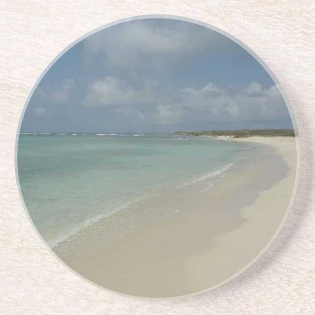Aruban Beach II Beautiful Nature Scene Coaster (Front)