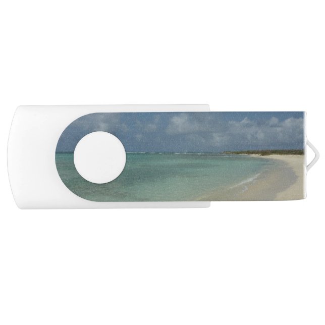Aruban Beach II Beautiful Nature Scene Flash Drive (Front)
