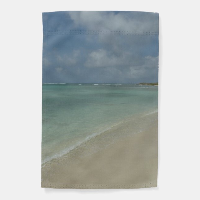 Aruban Beach II Beautiful Nature Scene Garden Flag (Front)