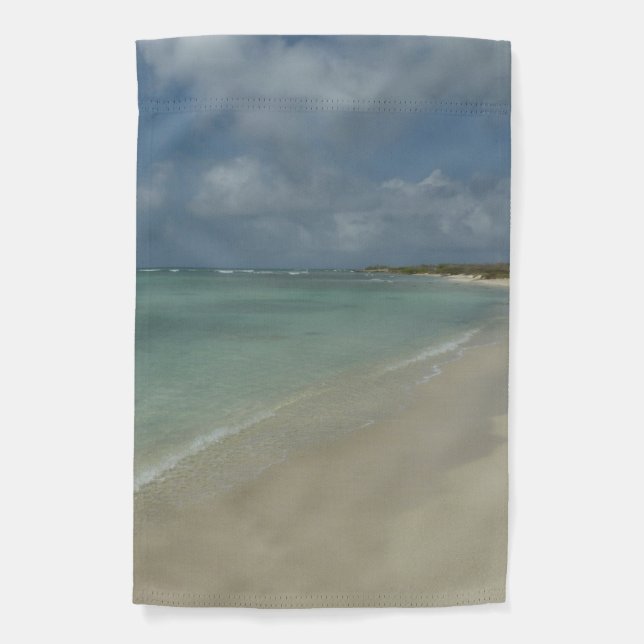Aruban Beach II Beautiful Nature Scene Garden Flag (Front)