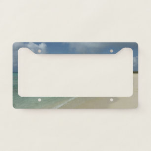 Aruban Beach II Beautiful Nature Scene License Plate Frame