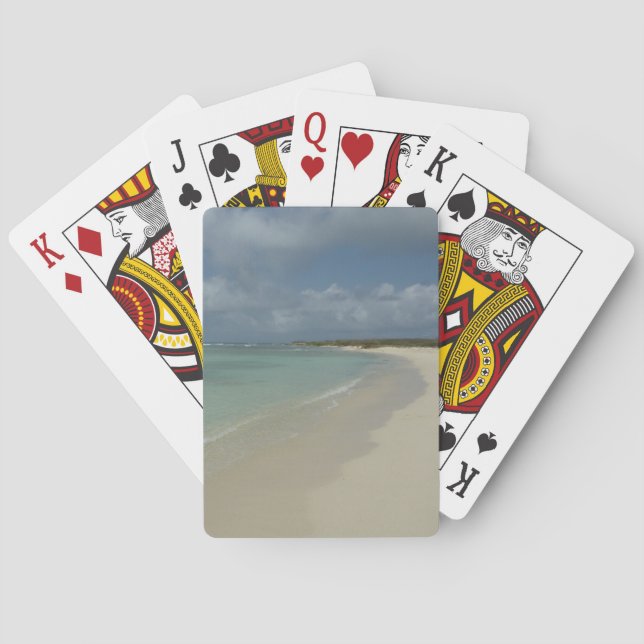 Aruban Beach II Beautiful Nature Scene Poker Cards (Back)