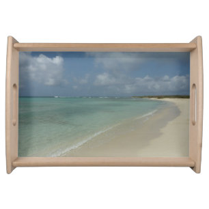 Aruban Beach II Beautiful Nature Scene Serving Tray