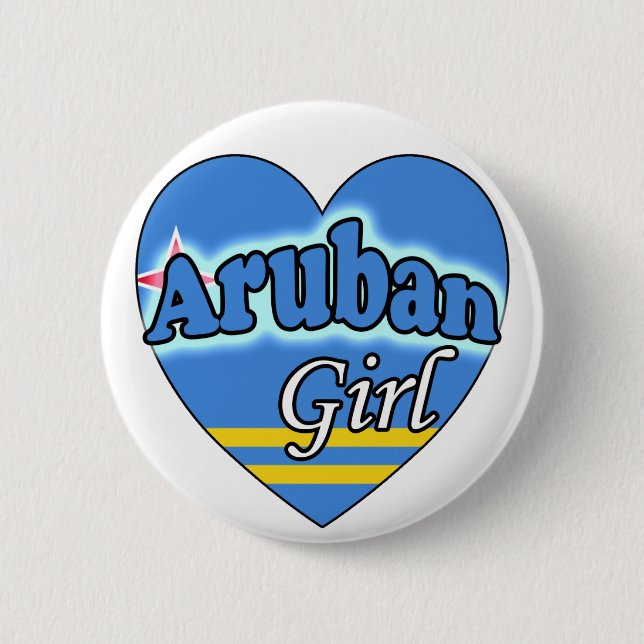ArubanGirl Pinback Button (Front)