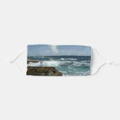 Aruba's Rocky Coast and Blue Ocean Adult Cloth Face Mask (Front, Folded)