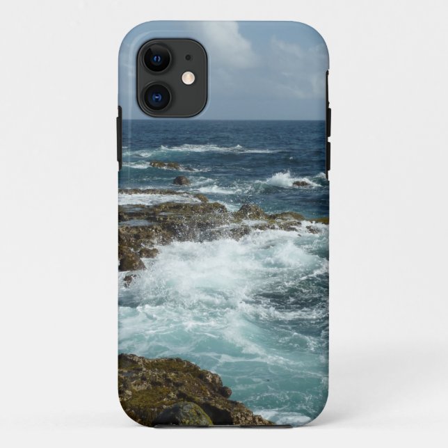 Aruba's Rocky Coast and Blue Ocean Case-Mate iPhone Case (Back)