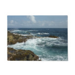 Aruba's Rocky Coast and Blue Ocean Doormat