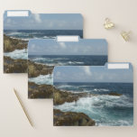 Aruba's Rocky Coast and Blue Ocean File Folder