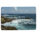 Aruba's Rocky Coast and Blue Ocean Floor Mat