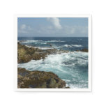 Aruba's Rocky Coast and Blue Ocean Paper Napkins
