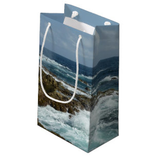 Aruba's Rocky Coast and Blue Ocean Small Gift Bag