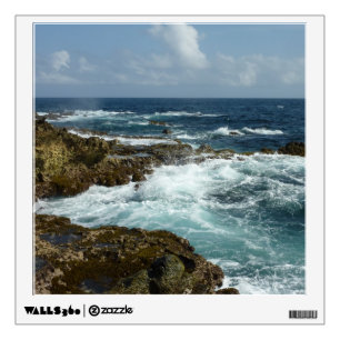 Aruba's Rocky Coast and Blue Ocean Wall Sticker
