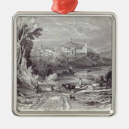 Arundel Castle and Town Metal Ornament