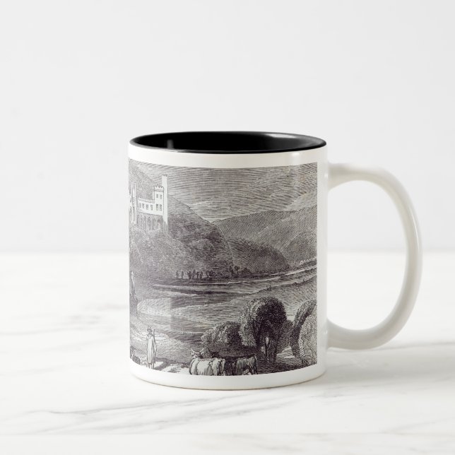 Arundel Castle and Town Two-Tone Coffee Mug (Right)