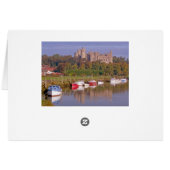 Arundel Castle card (Back Horizontal)
