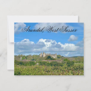 Arundel Castle in Spring Time, West Sussex Postcard