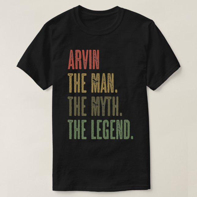 ARVIN the Man the Myth the LEGEND  FUNNY  Mens Boy T-Shirt (Design Front)